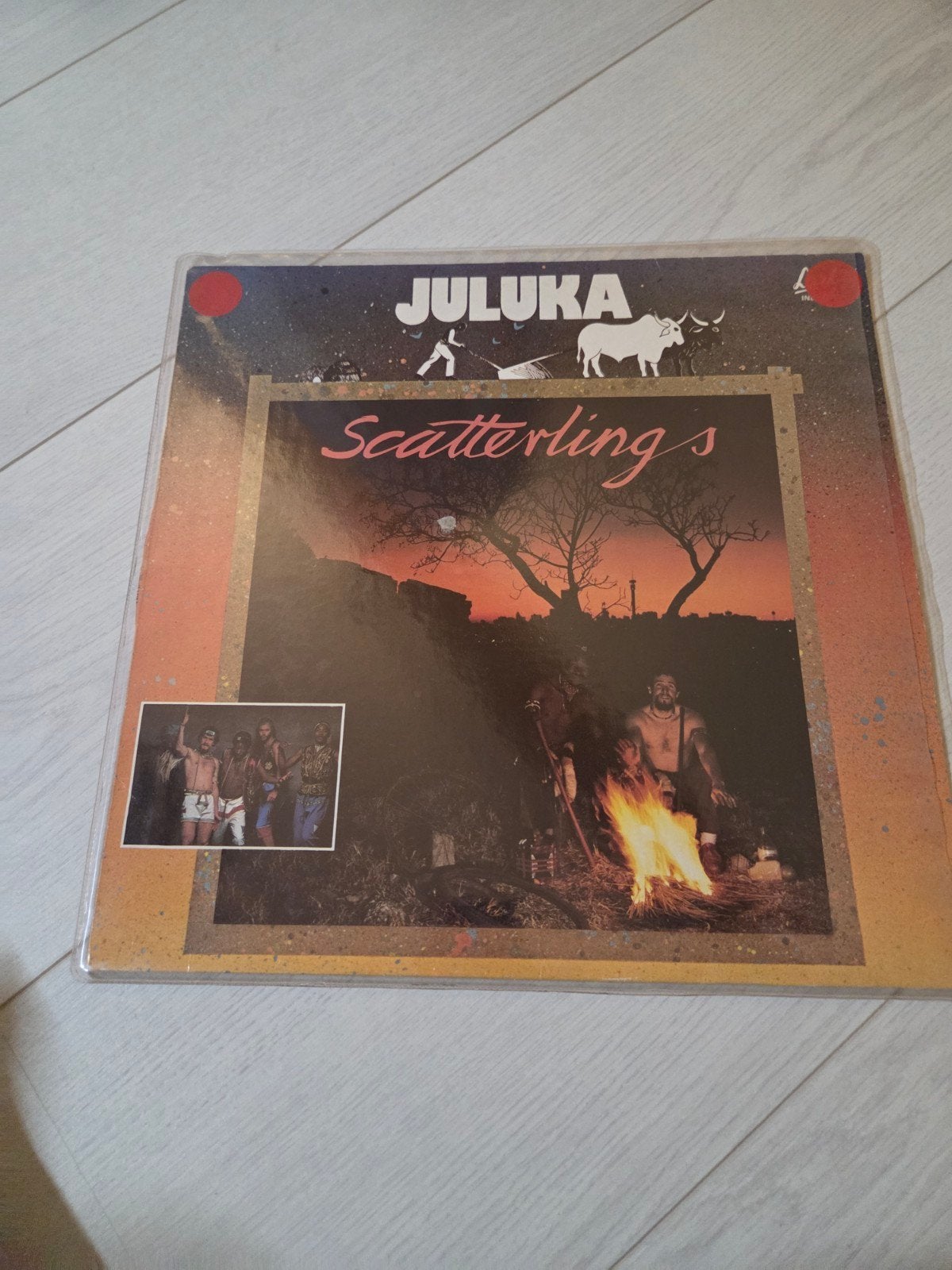 Juluka - Scatterlings LP (1982), Ophalen of Verzenden, 1980 - 1989, Gebruikt, 12 inch