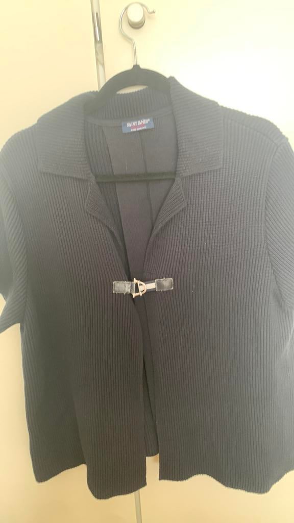 Saint james donkblauw vest L, Kleding | Dames, Ophalen of Verzenden, Zo goed als nieuw
