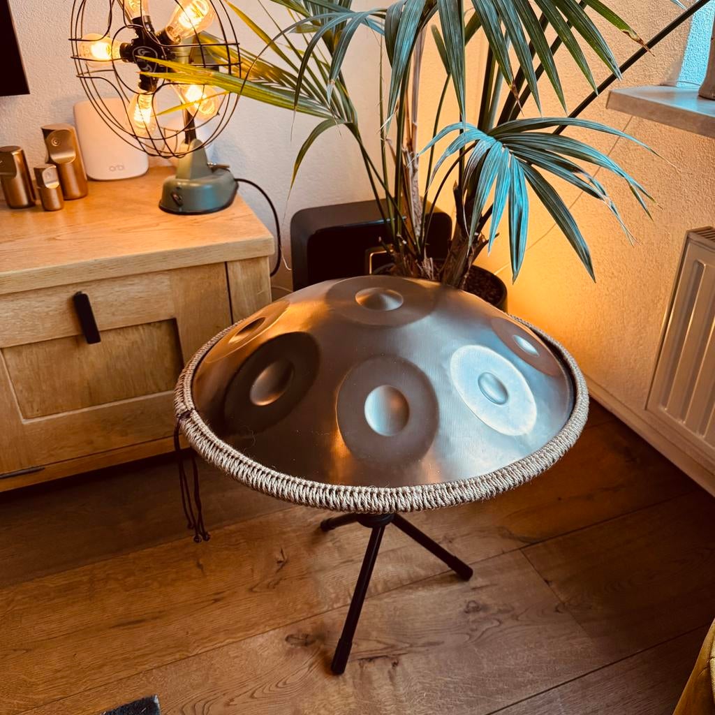 Handpan D mineur 10 noten, Muziek en Instrumenten, Ophalen of Verzenden, Zo goed als nieuw, Melodische percussie