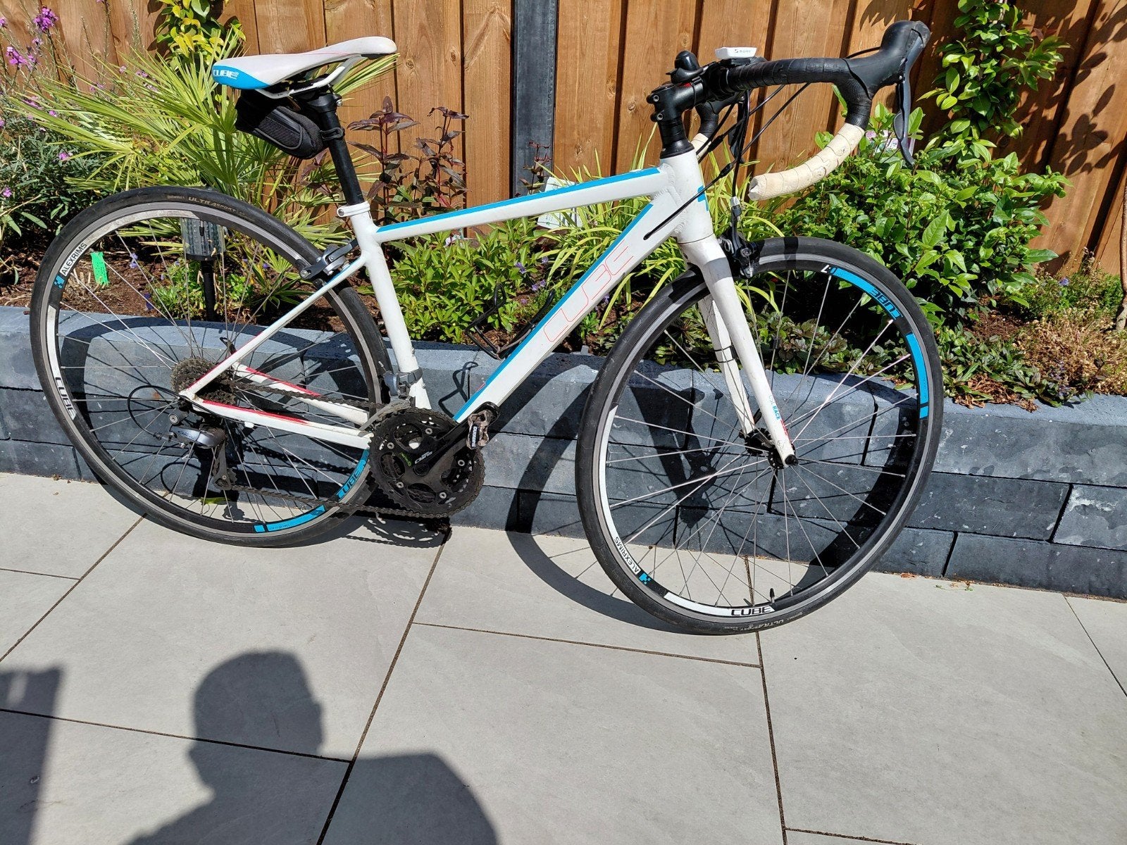 Cube Axial WS Dames Racefiets - Frame 43cm - Velgremmen, Fietsen en Brommers, Fietsen | Racefietsen, Gebruikt, Staal, Velgrem