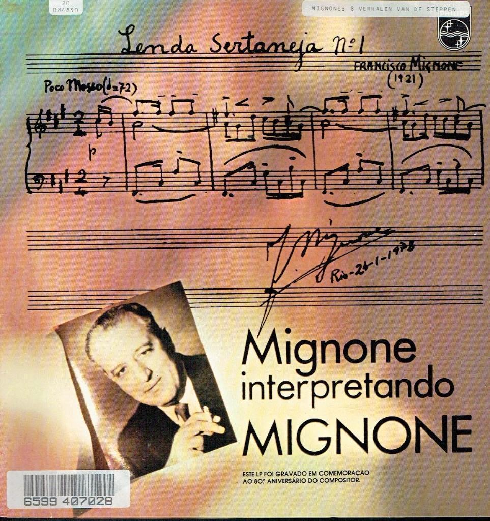 Francisco Mignone – Mignone Interpretando Mignone, Kamermuziek, Verzenden, Zo goed als nieuw, 12 inch