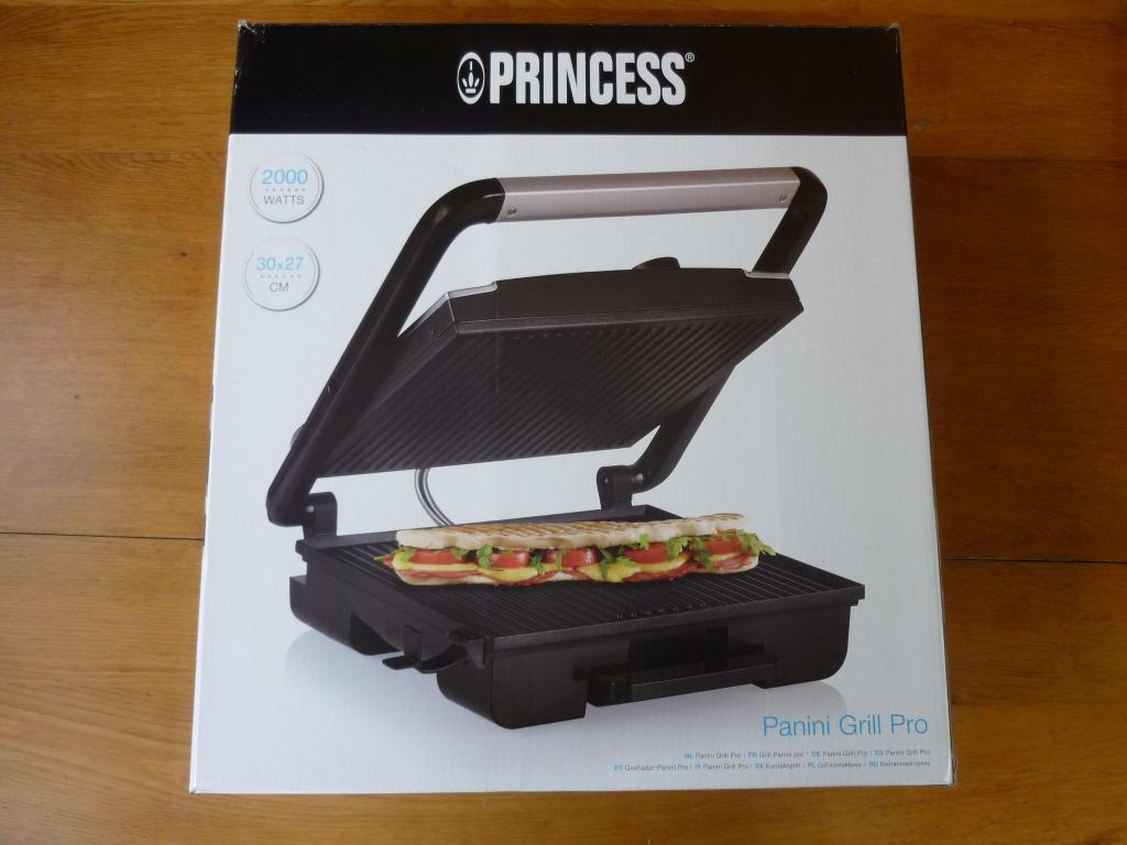 Princess Panini Grill Pro  contactgrill, Ophalen of Verzenden, Uitneembare platen, Nieuw
