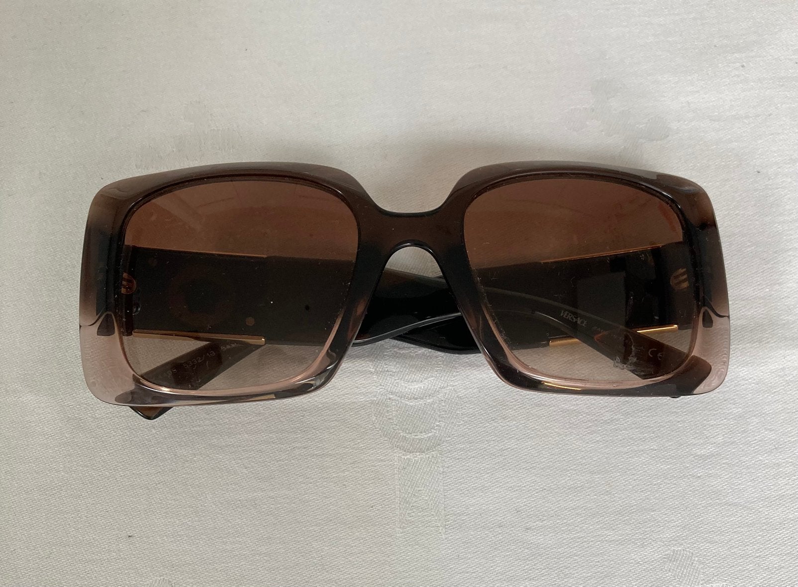 VERSACE zonnebril Model 4405. Montuur, Gebruikt, Zonnebril, Bruin, Gianni Versace