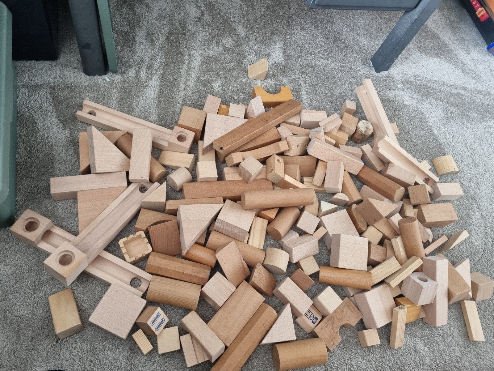 Houten blokken, Ophalen, Gebruikt