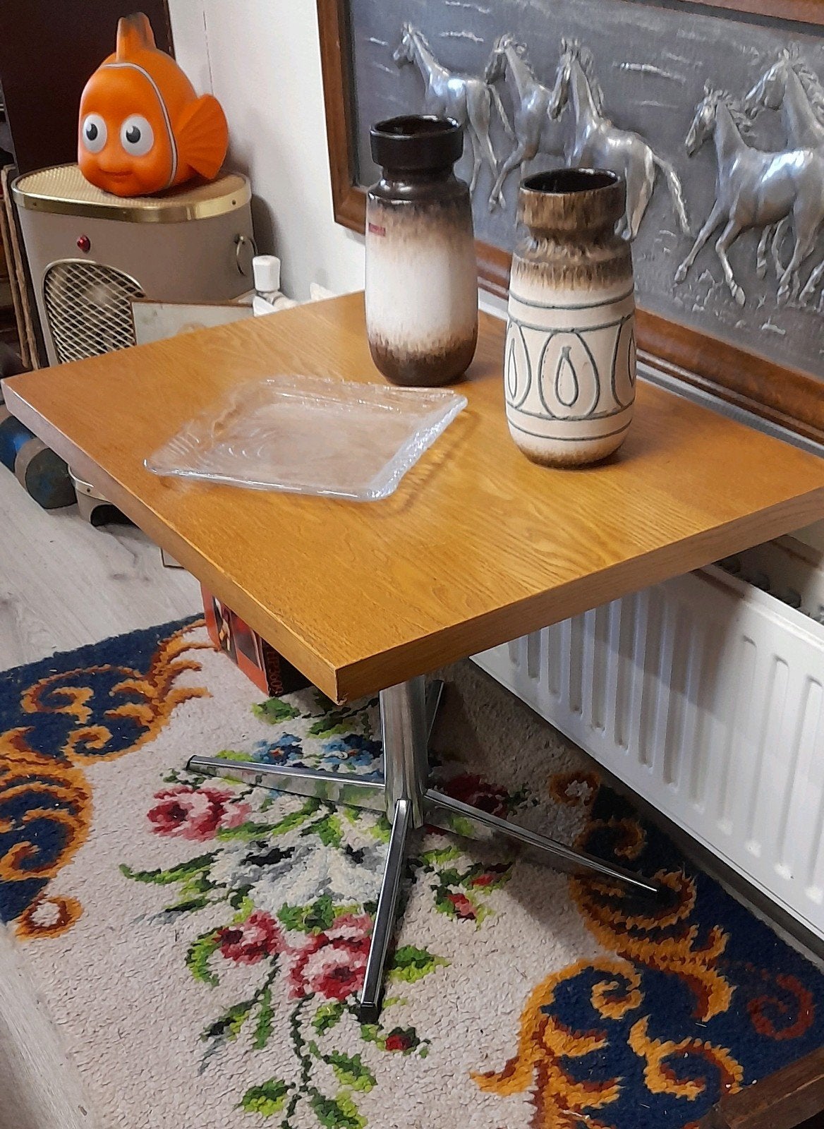 Vintage salon tafeltje, Ophalen, Gebruikt, 50 tot 100 cm, 50 tot 100 cm
