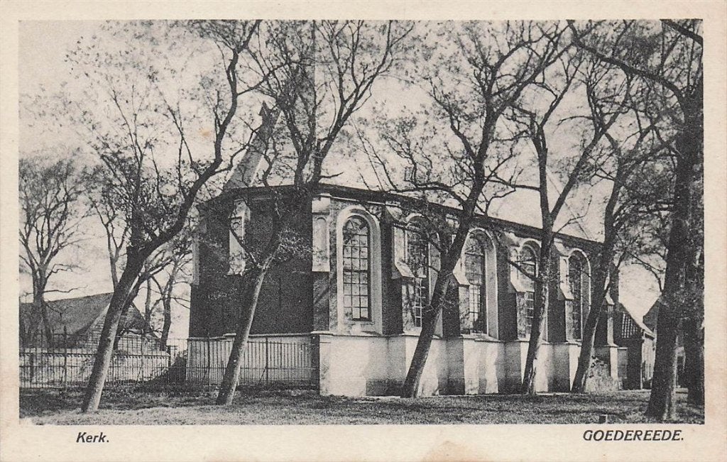 703-049-011 Kerk Goedereede., Verzenden, Voor 1920, Zuid-Holland