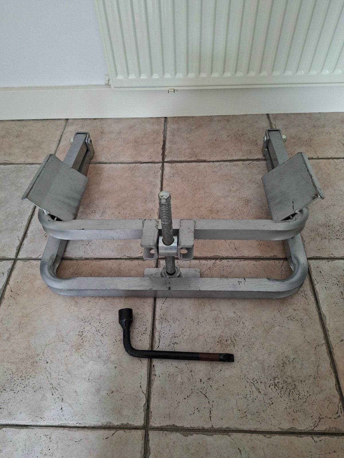 Aluminium Caravan Leveler met Sleutel, Ophalen of Verzenden, Zo goed als nieuw