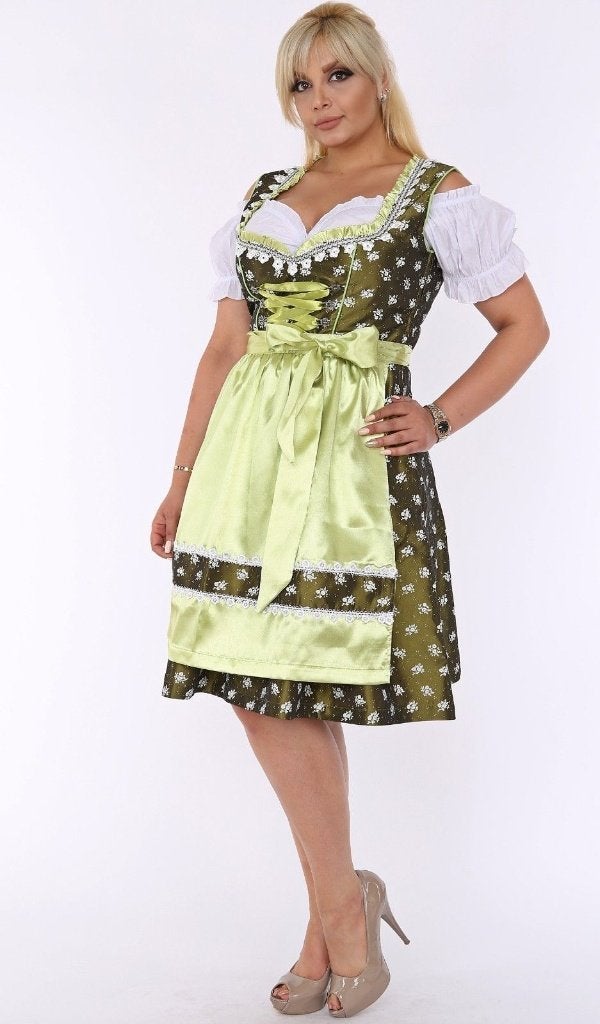 3-delige dirndl maat 38 Katoen NIEUW, Ophalen of Verzenden, Nieuw, Maat 34 (XS) of kleiner, Overige thema's