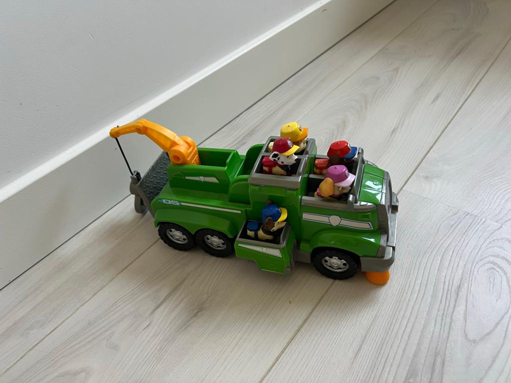 Paw Patrol Recycling Truck met 5 Pups, Ophalen, Gebruikt