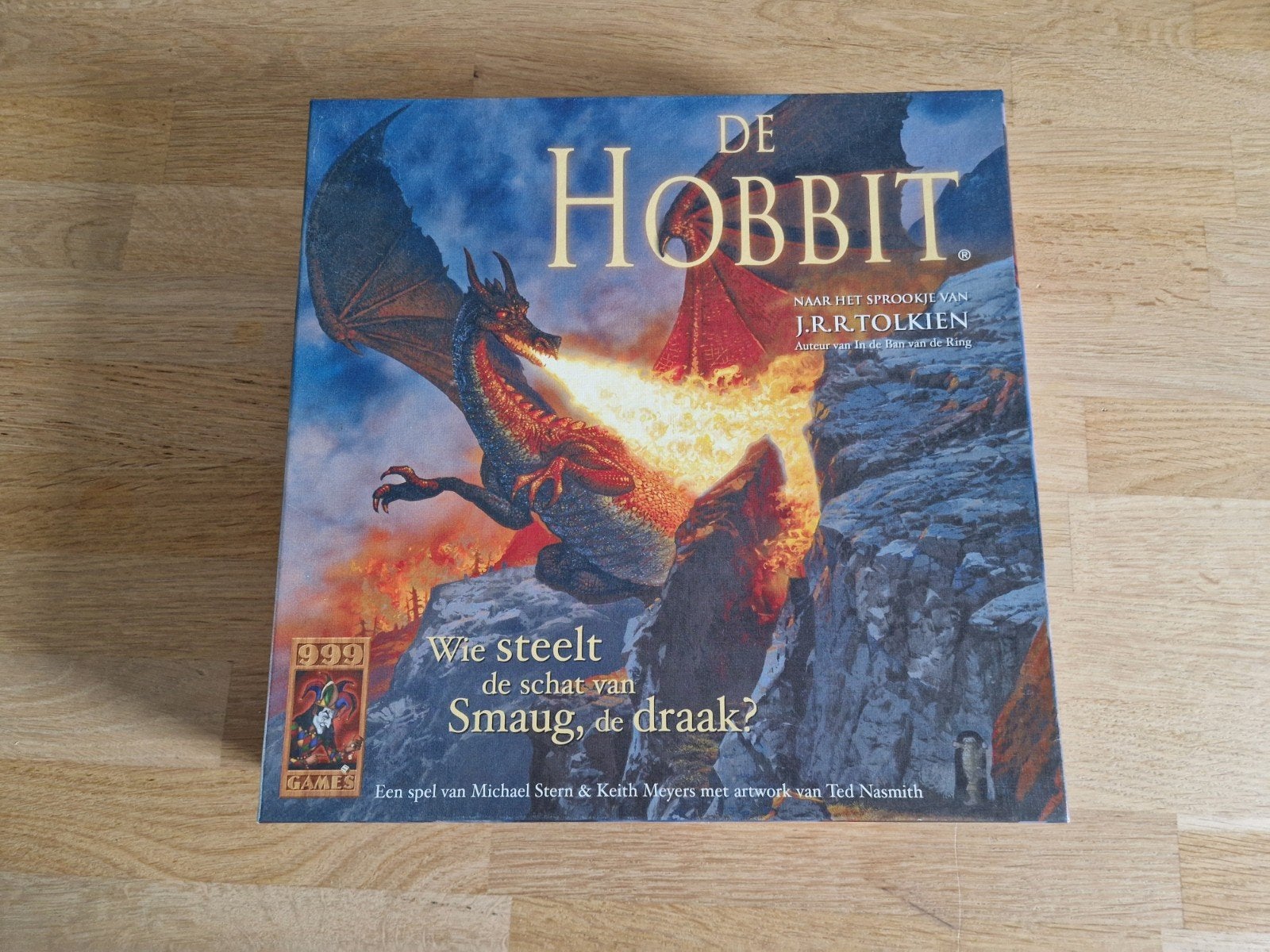 De Hobbit: Wie steelt de schat van Smaug, de draak?, Drie of vier spelers, Ophalen of Verzenden, Zo goed als nieuw, 999 Games