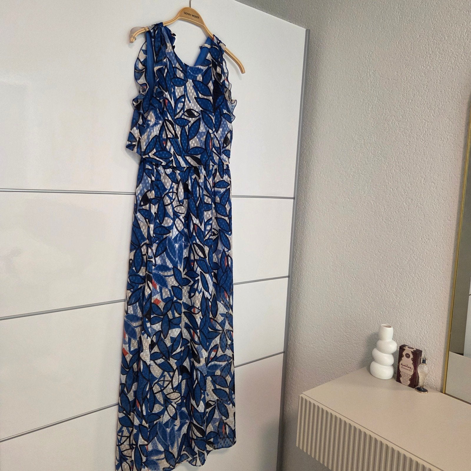 Steps vrolijke jurk met bloemenmotief - Maat S, Blauw, Ophalen of Verzenden, Zo goed als nieuw, Steps