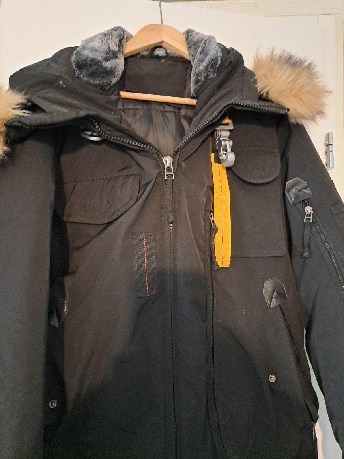 Parajumper Damesjas, Kleding | Dames, Jassen | Winter, Ophalen, Zo goed als nieuw, Maat 46/48 (XL) of groter, Zwart