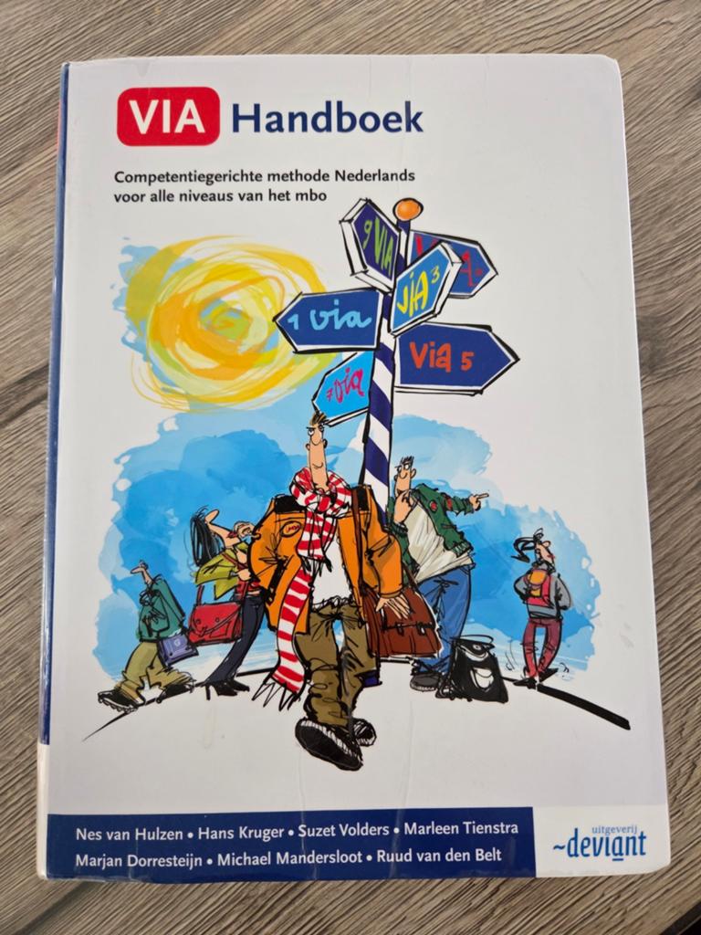 VIA Handboek Nederlands MBO - Competentiegericht, Ophalen of Verzenden, Alpha, Gelezen, MBO