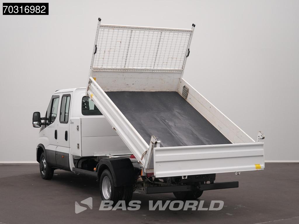 Iveco Daily 35C16 3.0L Kipper met Kist Dubbellucht 3,5t Trek, Auto's, Bestelauto's, Stof, Gebruikt, Euro 6, 4 cilinders