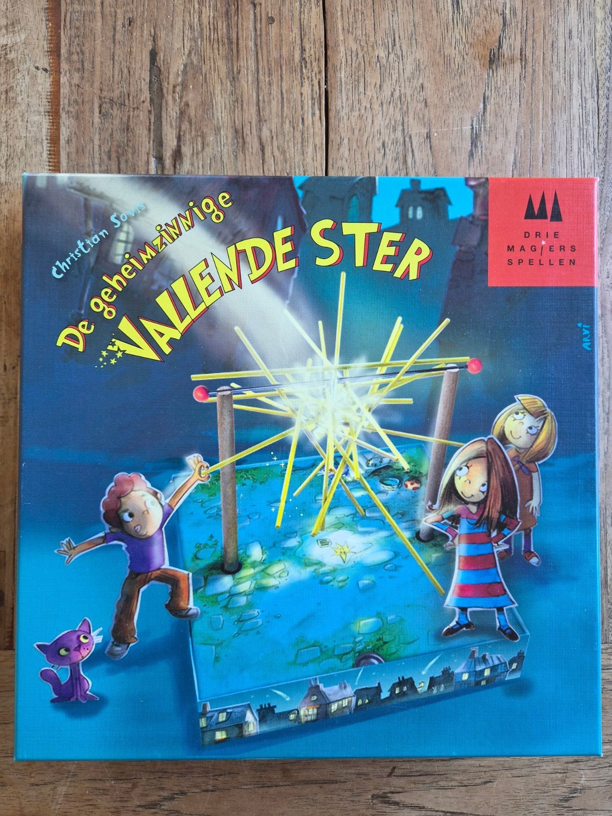 De Geheimzinnige Vallende Ster - Bordspel, Een of twee spelers, Ophalen of Verzenden, Zo goed als nieuw, Drie Magiërs Spellen