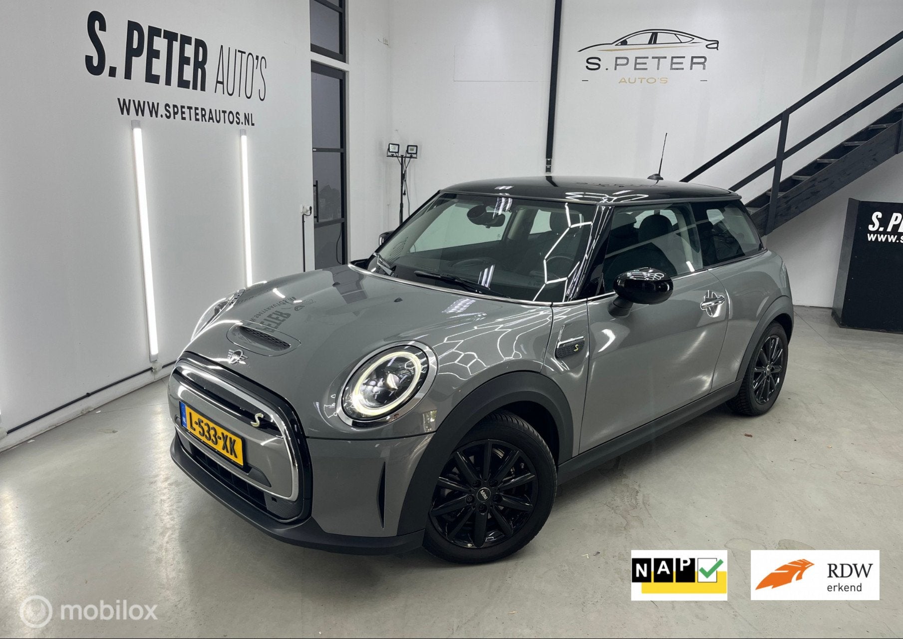 Mini Cooper SE 33 kWh, 184PK, Auto's, 33 kWh, 4 stoelen, Leder en Stof, Origineel Nederlands