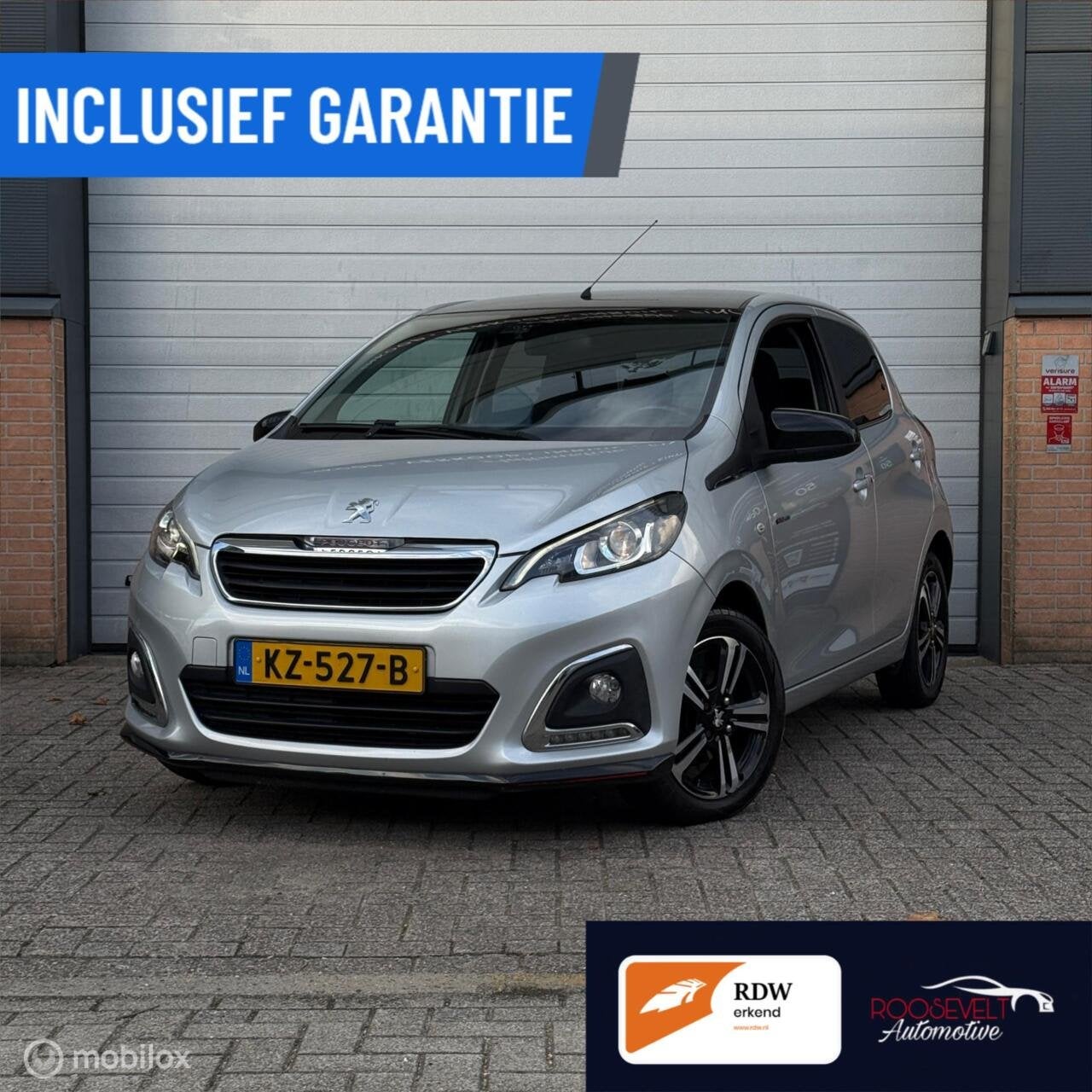 Peugeot 108 1.2 Puretech GT-Line / KEYLESS / FULL OPTION, Voorwielaandrijving, Stof, Gebruikt, 1199 cc
