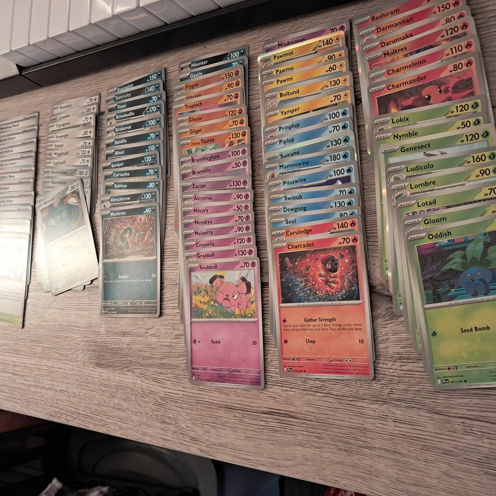 Pokémon Phantasmal Flames Base Set (geen revs/holos), Ophalen of Verzenden, Gebruikt, Meerdere kaarten