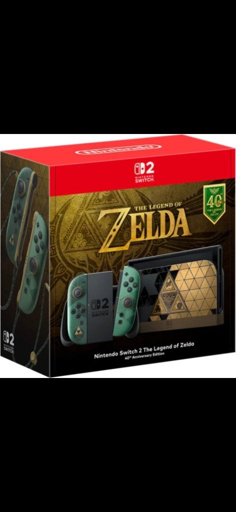 Nintendo Switch 2 The Legend of Zelda 40th Edition, Ophalen, Nieuw, Met 2 controllers, Switch Original