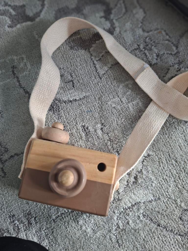 Houten camera nieuw, Ophalen of Verzenden, Nieuw