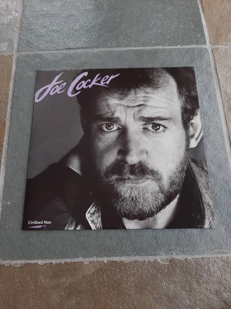 Joe Cocker - Civilized Man LP (1984), Cd's en Dvd's, Vinyl | Rock, Gebruikt, 1980 - 1989, Ophalen of Verzenden, 12 inch