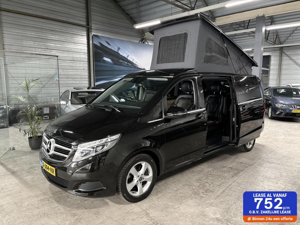 Mercedes V-klasse 250d Lang Camper Hefdak 'Marco Polo', Caravans en Kamperen, Campers, Automaat, Startonderbreker, Mercedes-Benz