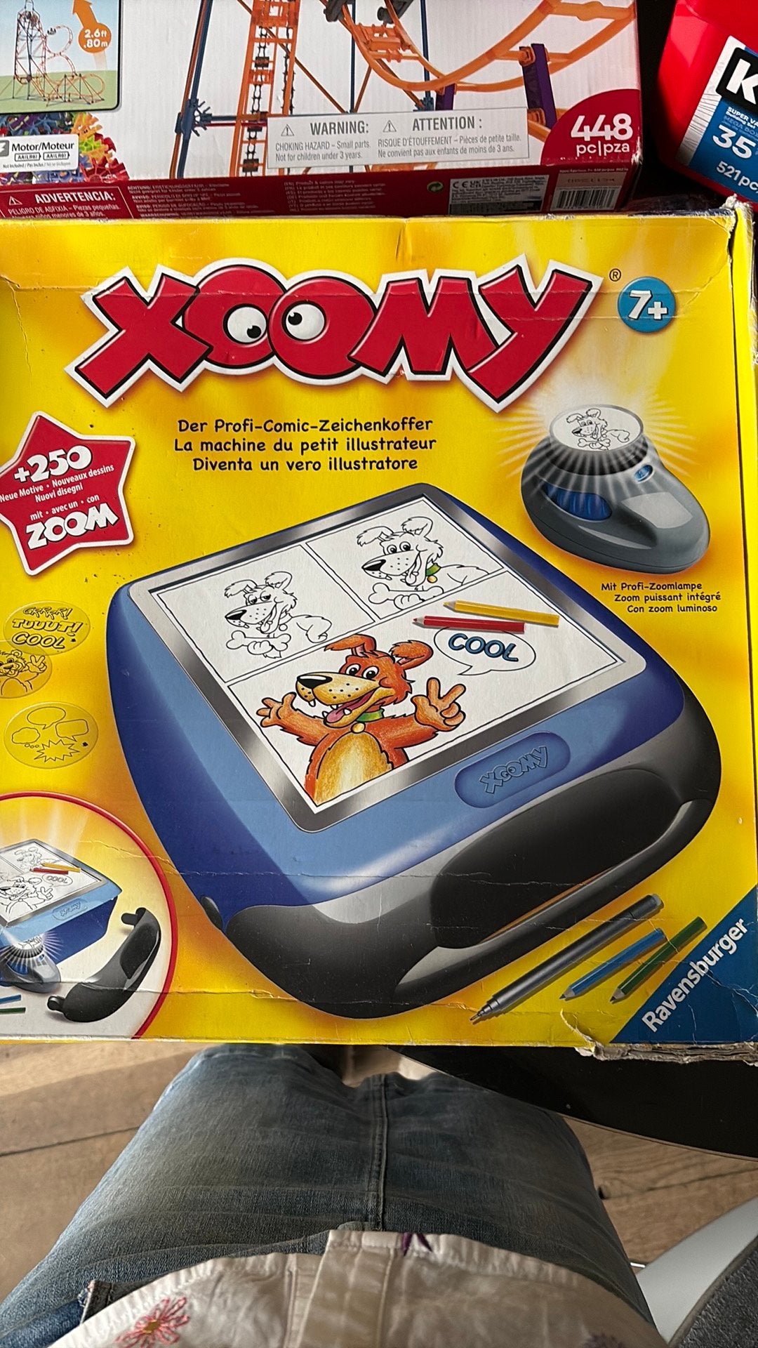 Xoomy tekenmachine, met lamp, Kinderen en Baby's, Ophalen of Verzenden, Gebruikt, Knutselen, Met licht