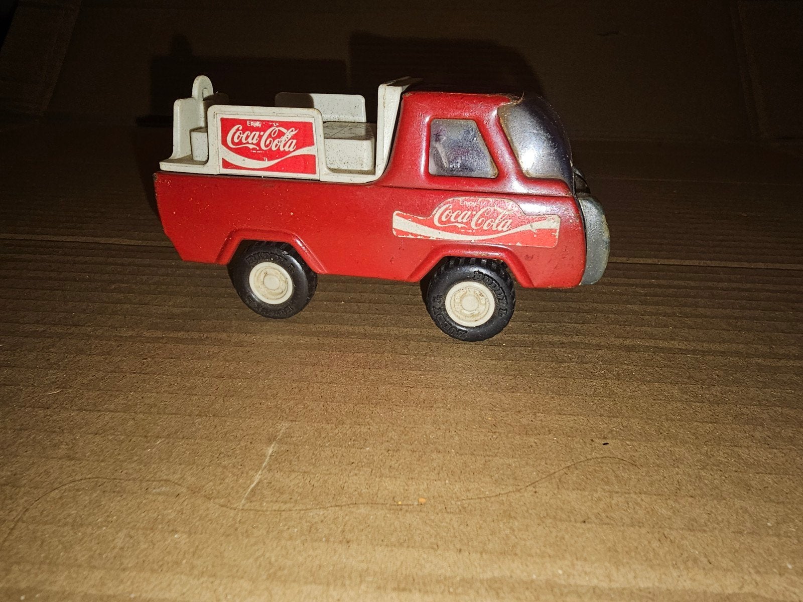 Vintage Buddy L Coca-Cola Vrachtwagen - Made in Japan, Ophalen of Verzenden, Gebruikt