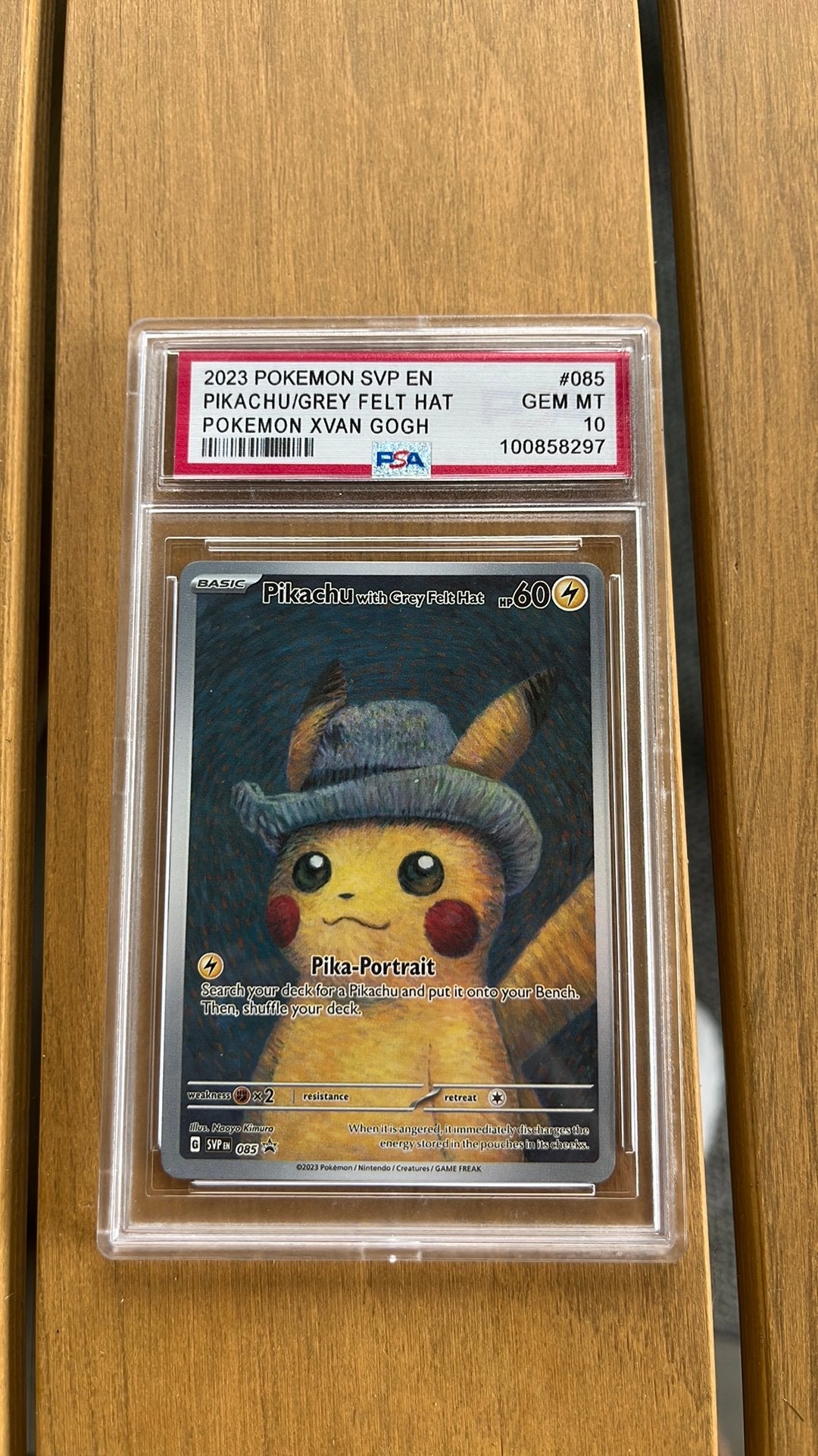 Psa10 pikachu van gogh, Ophalen of Verzenden, Zo goed als nieuw