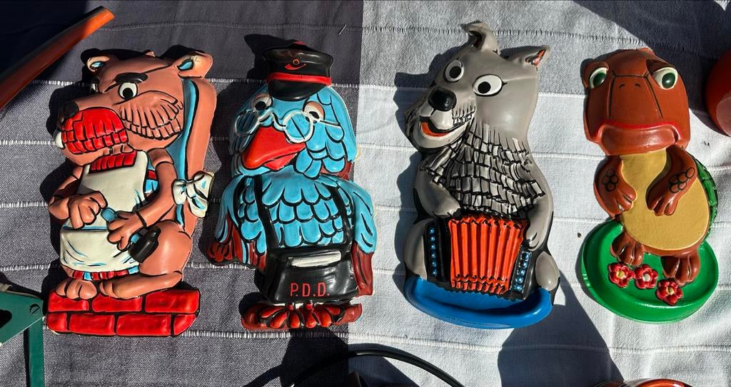 Fabeltjeskrant dieren voor aan de muur, Verzamelen, Ophalen of Verzenden, Gebruikt