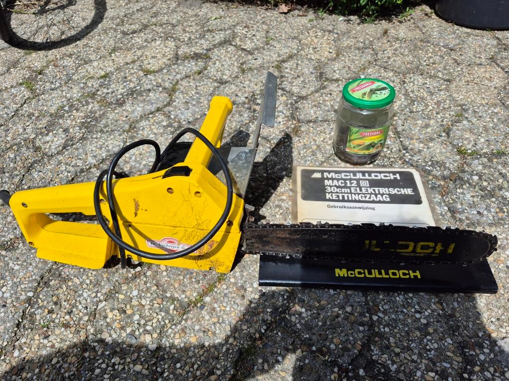 McCulloch MAC12 Elektrische Kettingzaag - 30cm, Tuin en Terras, Ophalen of Verzenden, Gebruikt, Overige typen, McCulloch