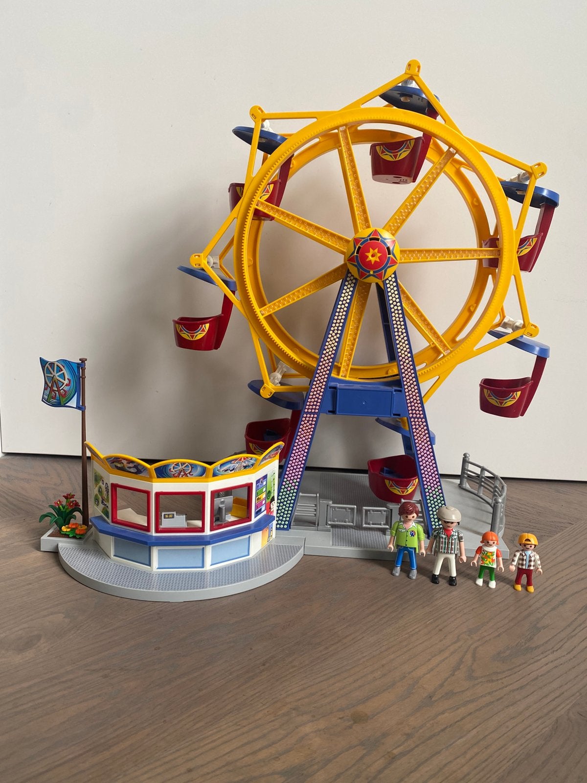 Playmobil reuzenrad compleet + verlichting, Kinderen en Baby's, Ophalen, Zo goed als nieuw