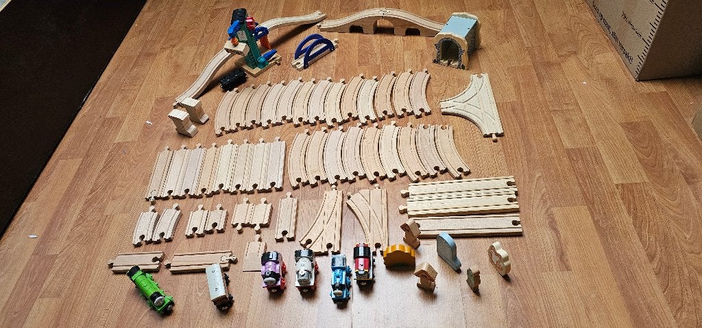 Thomas de trein Hout Set 6, Kinderen en Baby's, Speelgoed | Thomas de Trein, Ophalen of Verzenden, Zo goed als nieuw