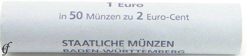Muntrol 50x 2 Eurocent Duitsland 2002 G - UNC - Niet Blind, Verzenden, Duitsland, 2 cent
