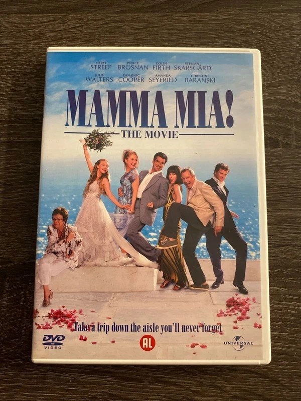 Mamma Mia! The Movie - DVD - Romantische Komedie, Engels, Inclusief doosje, Alle leeftijden, Nederlands