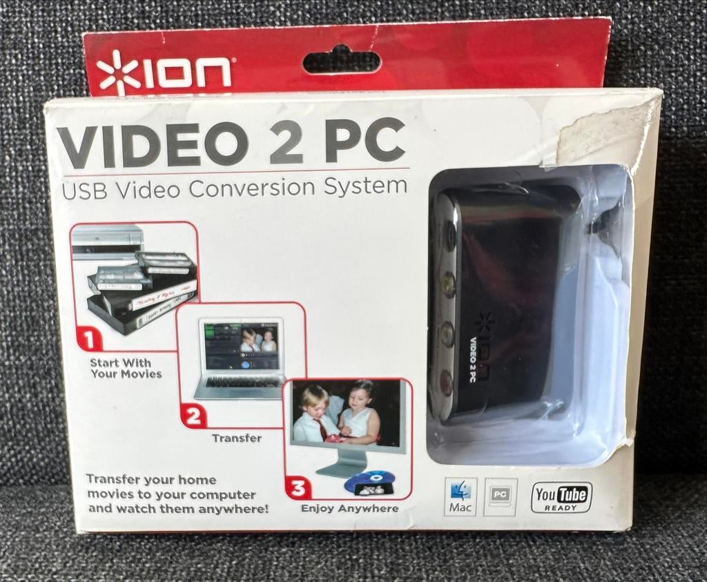 ION Video 2 PC USB Video Conversion System, Computers en Software, Capture cards, Nieuw, Ophalen