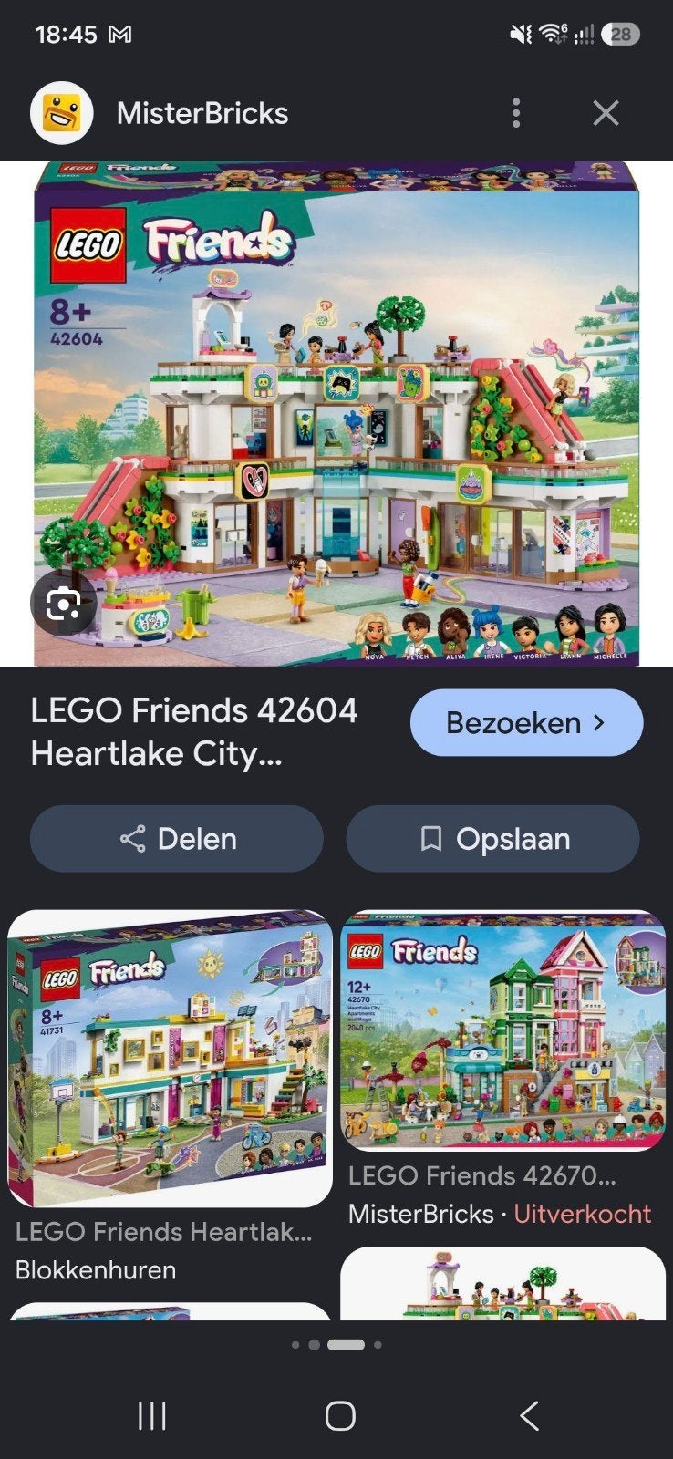 LEGO Friends, Ophalen, Gebruikt, Overige merken