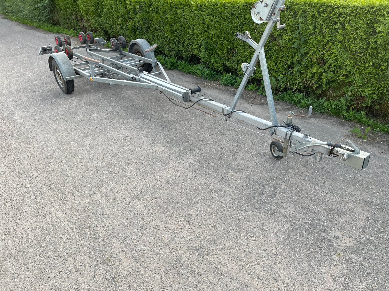 Geremde Dino boottrailer kanteltrailer kantel boot trailer, Watersport en Boten, Boottrailers, Ophalen, Gebruikt, Kantelbaar