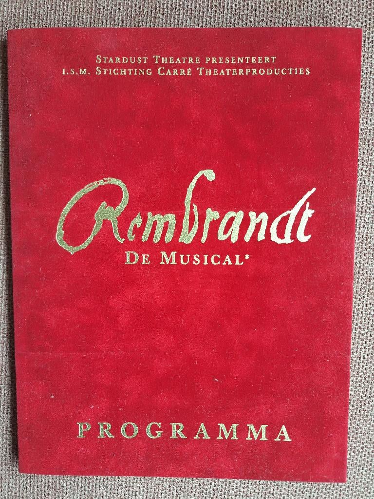 Rembrandt de Musical programma, Boeken, Ophalen of Verzenden, Nieuw, Ballet of Musical
