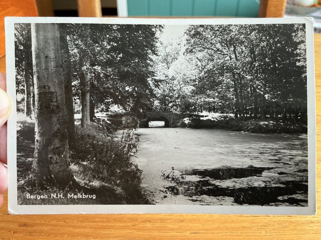 Bergen, Verzenden, 1940 tot 1960, Gelopen, Noord-Holland