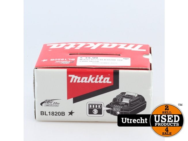 Makita Accu BLB1820B 18V 2,0Ah Nieuw