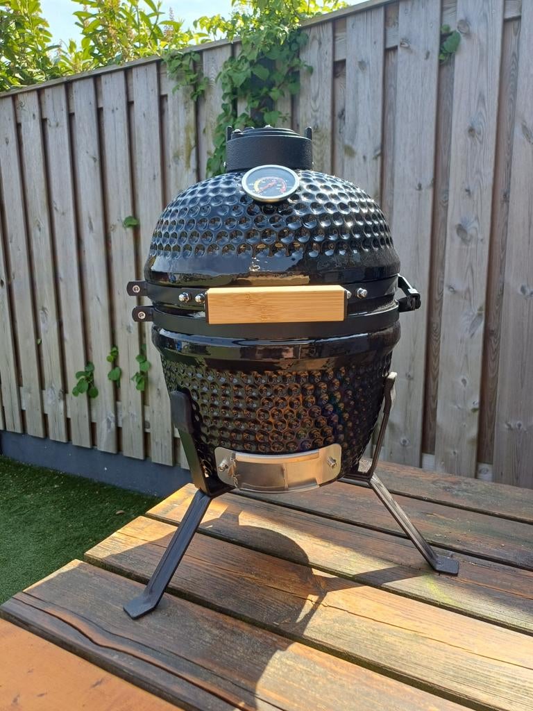 BluMill Kamado Keramische BBQ - Compact en Compleet, Ophalen, Nieuw, BluMill, Met accessoires