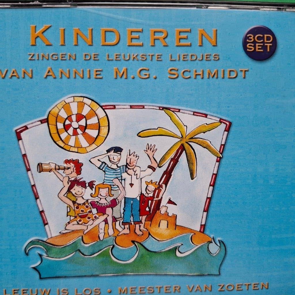 ANNIE M.G. SCHMIDT - KINDEREN ZINGEN DE LEUKSTE LIEDJES-3XCD, Boxset, 6 tot 9 jaar, Ophalen of Verzenden, Zo goed als nieuw