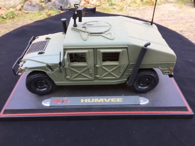 Humvee, schaalmodel, Maisto, military, Overige merken, Auto, 1:32 tot 1:50, Ophalen of Verzenden