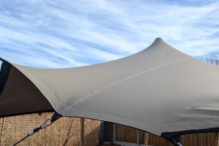 Stretchtent te huur 4.5 x 8.5 M scherpe prijs diverse maten!, Ophalen, Zo goed als nieuw, 8 meter of meer