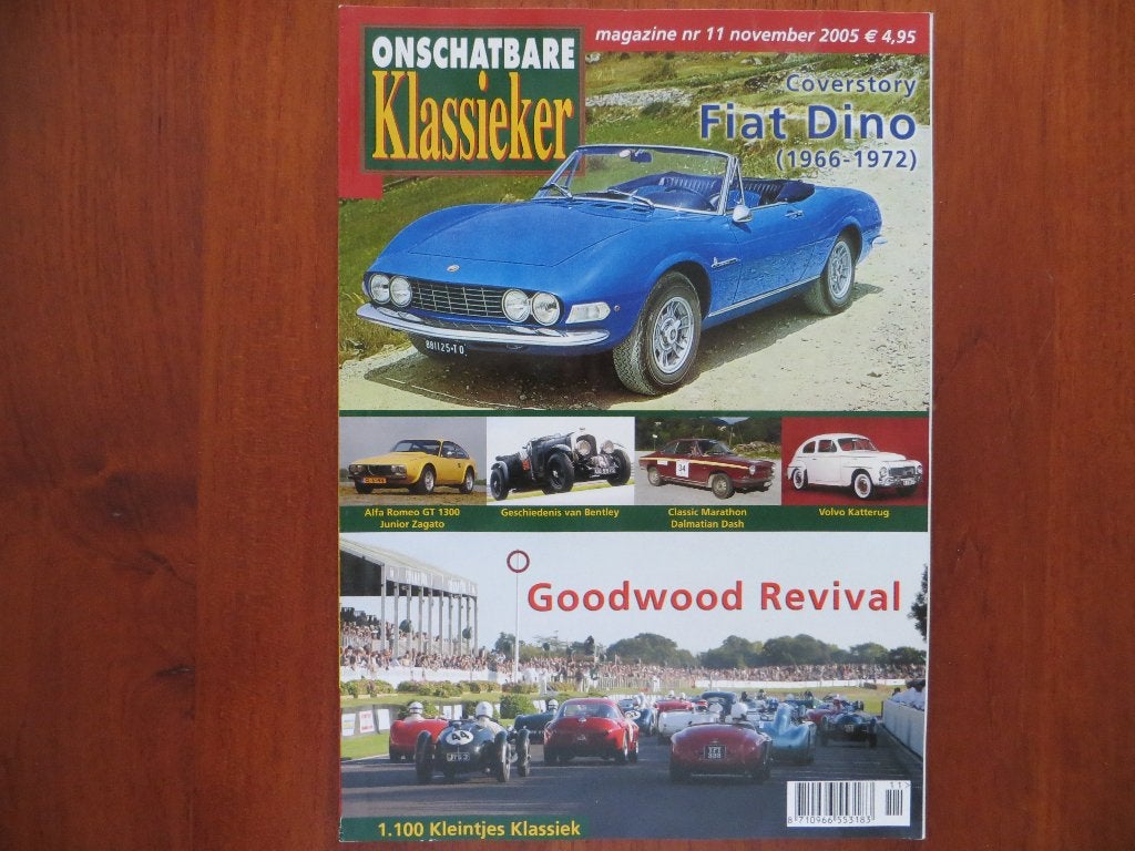 Onschatbare Klassieker 11 2005 Fiat Dino, Alfa Romeo GT 1300, Ophalen of Verzenden, Nieuw, Alfa Romeo