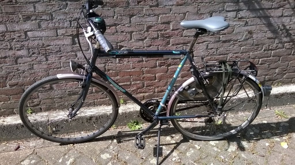 Gazelle Riacho hybride fiets, Fietsen en Brommers, Fietsen | Heren | Herenfietsen, Ophalen, Gebruikt, Velgrem, Versnellingen