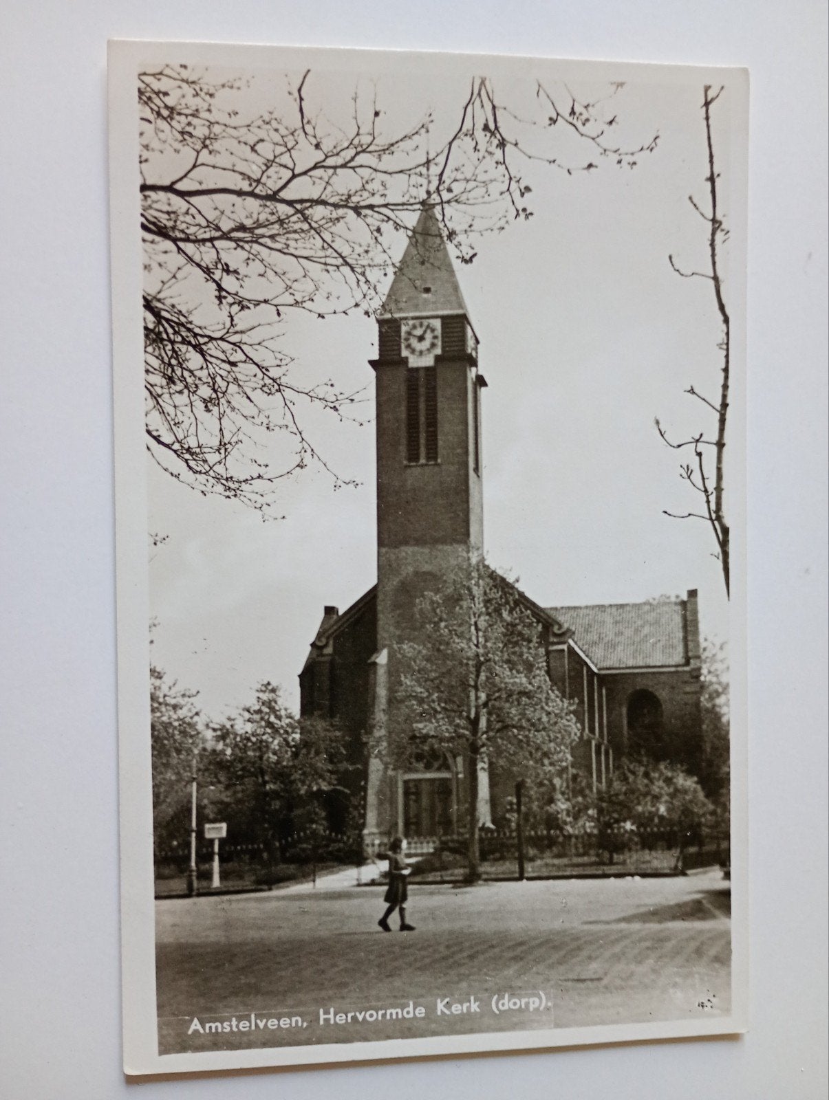 Amstelveen NH Kerk 1958, Ophalen of Verzenden, 1940 tot 1960, Gelopen, Noord-Holland