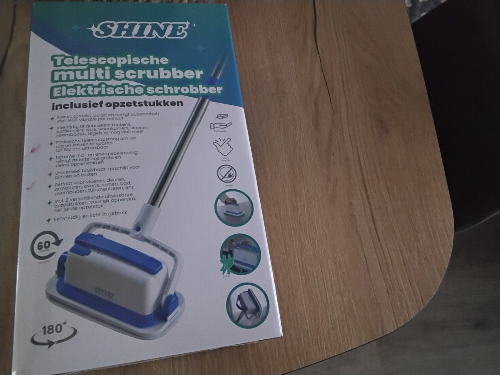 Elektrische Schrobber - Ideaal voor Tegels en Ramen, Ophalen of Verzenden, Overige typen