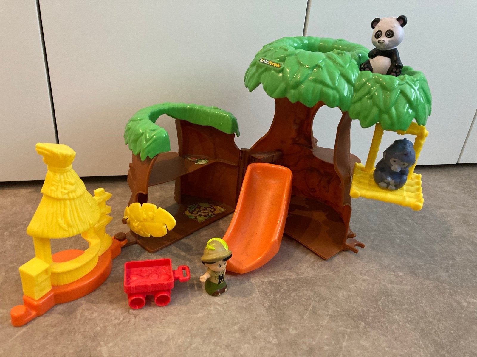 Little People Speelboom met dieren en accessoires, Kinderen en Baby's, Speelgoed | Overig, Ophalen, Gebruikt, Jongen of Meisje